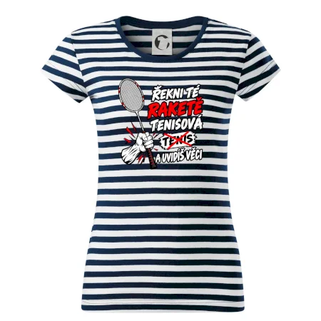 Badmintonová raketa není tenisová