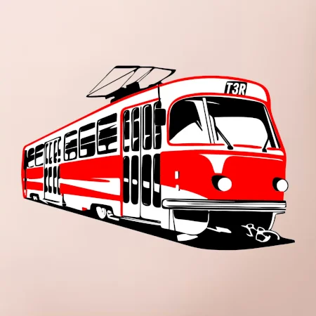 Tramvaj T3R barevná