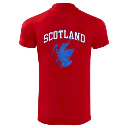 Scotland nápis s mapou