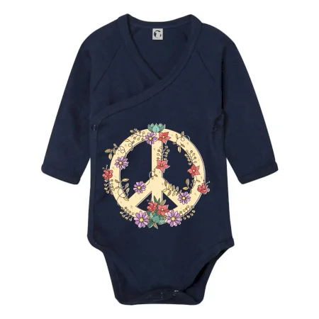 Peace symbol pískový