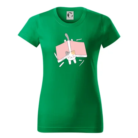 Učení na státnice kočka