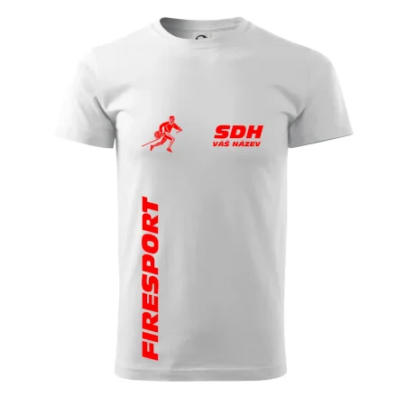 Hasičský sport SDH + váš název ČERVENÁ