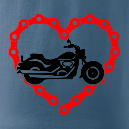 Moto srdce řetěz - chopper