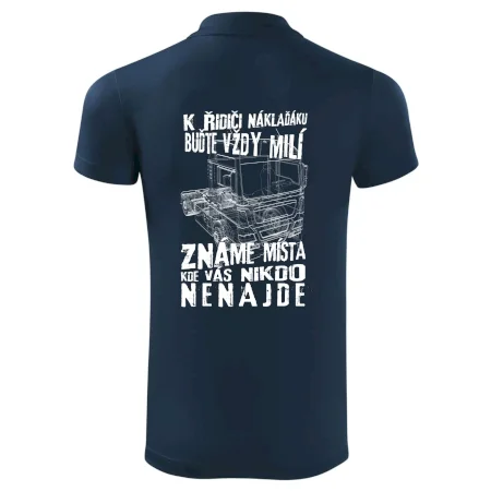 K řidiči náklaďáku buďte vždy milý