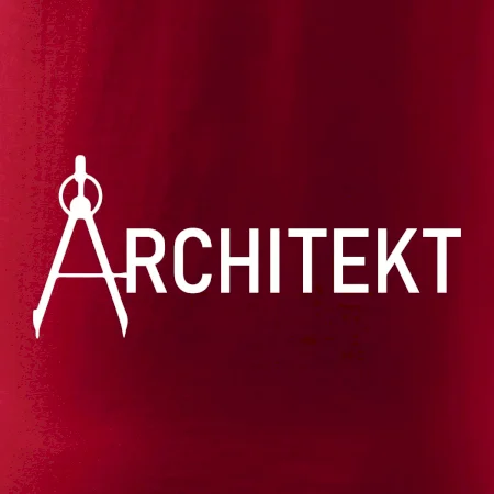 Architekt nápis