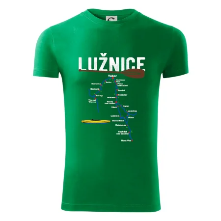 Mapa řeky Lužnice