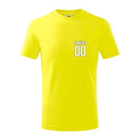 Florbalový  dres - vlastní jméno a číslo