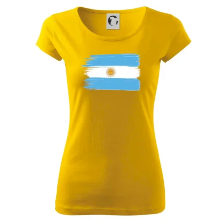 Argentina vlajka kreslená štětkou