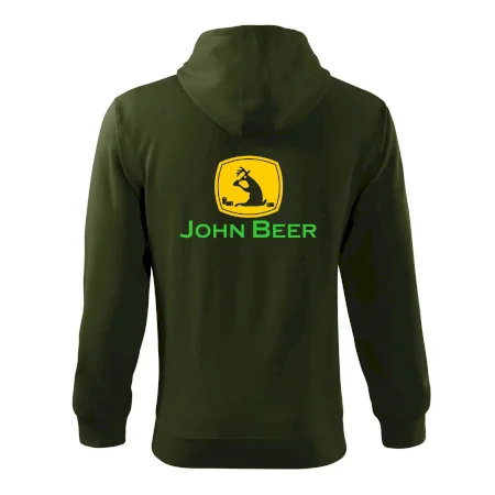 John Beer jelen s pivem