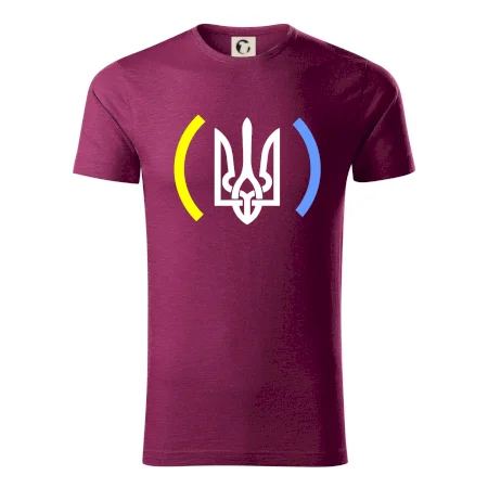 Ukrajina trojzubec s barvami