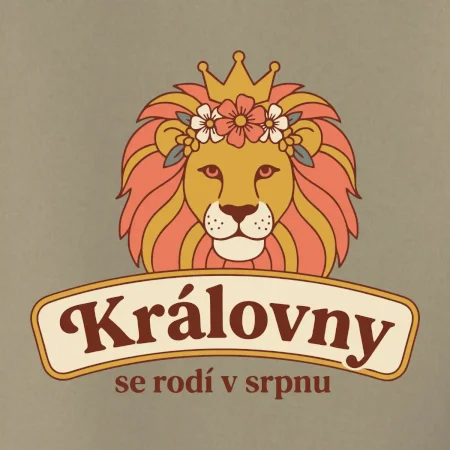 Královny se rodí v srpnu  - barevný lev