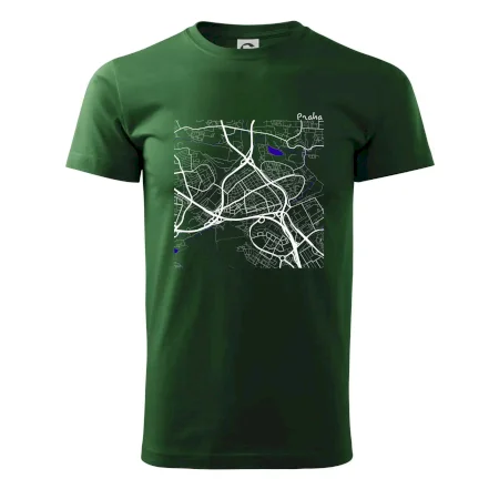 Praha - 14100 mapa s vodními toky