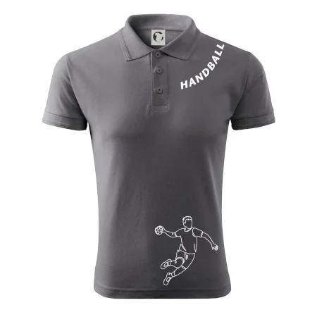 Handball nápis šikmo