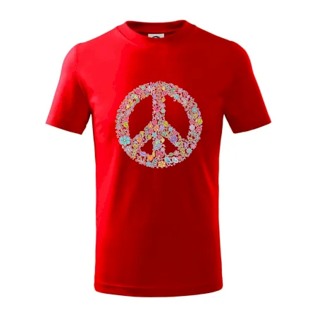 Peace symbol lístečky