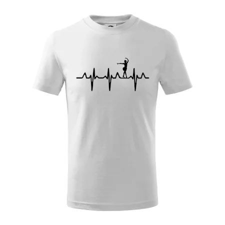 EKG tanečnice salsy