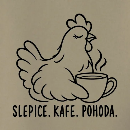 Slepice s kávou a pohodou