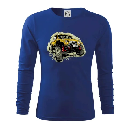Žlutý offroad s navijákem