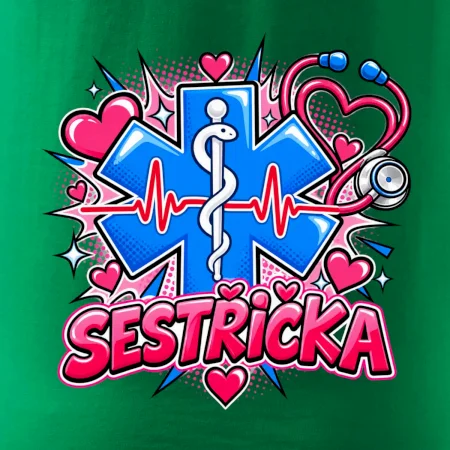Sestřička  - komiksový kříž