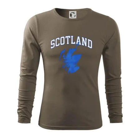 Scotland nápis s mapou