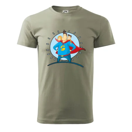 Táta superman - holka a kluk
