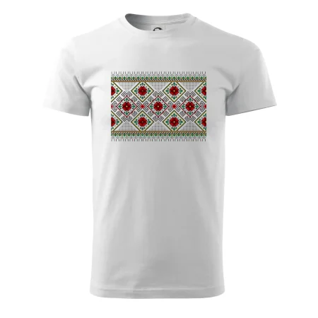 Ukrajinský vzor - Červeno Zelený
