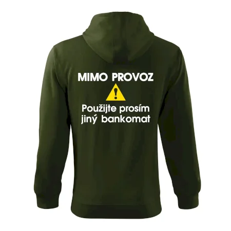 Mimo provoz - použijte jiný bankomat