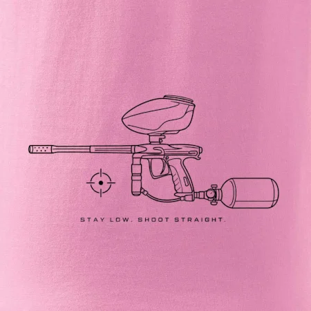 Minimalistický marker stay low shoot straight