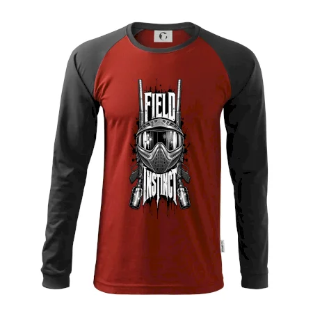 Černobílá maska field instinct paintball