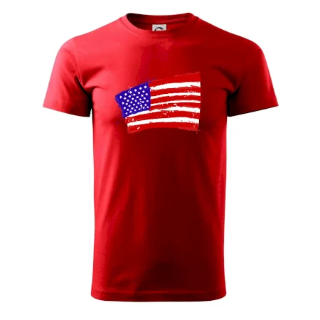 Americká vlajka ohnutá