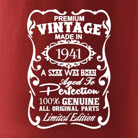 Vintage Etiketa - 1941