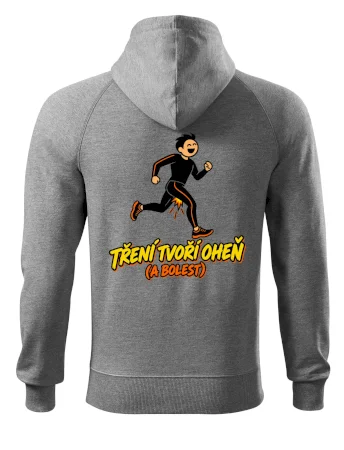 Běžecké tření tvoří oheň