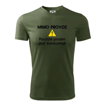 Mimo provoz - použijte jiný bankomat