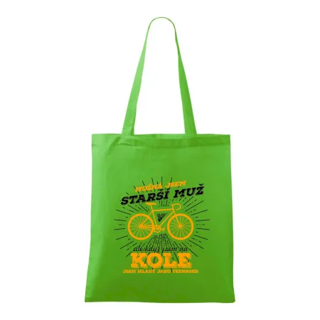 Starší muž - cyklista silniční kolo