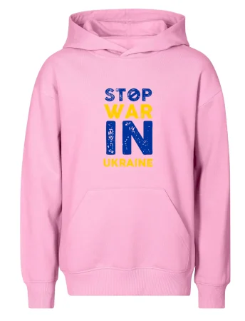 Barevný nápis Stop war in ukraine