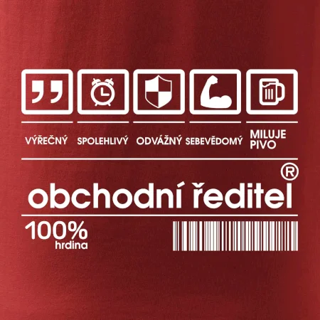 Čárový kód - Obchodní ředitel
