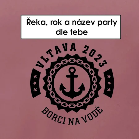 Na vodu - kotva (vlastní nápis)