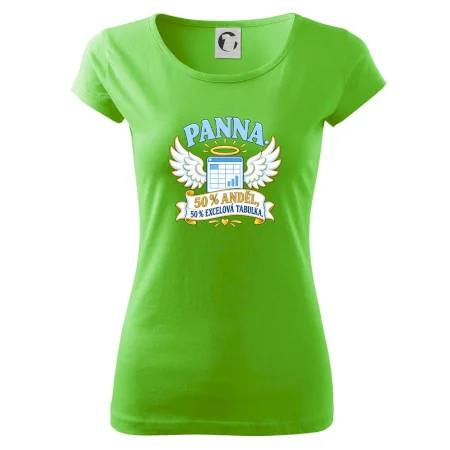 Panna. 50 % anděl, 50 % excelová tabulka