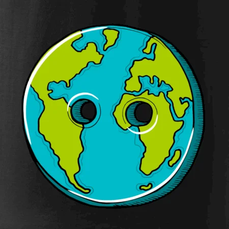 Planeta země knoflík (Pecka design)
