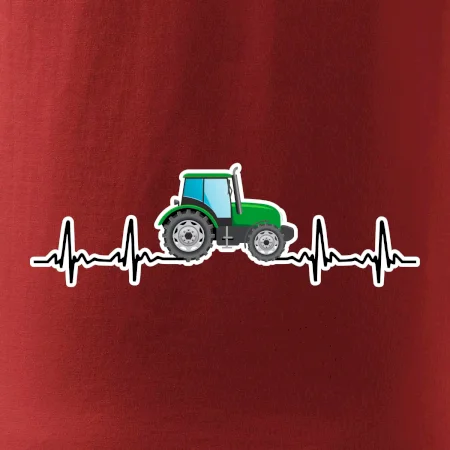 Traktor barevný ekg