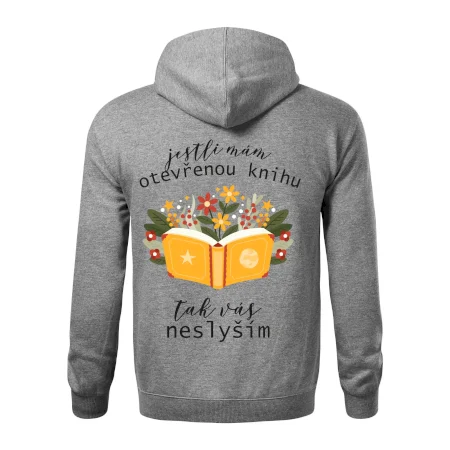Jestli mám otevřenou knihu, tak vás neslyším