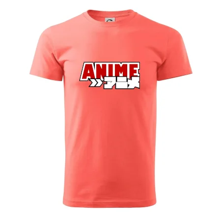 Anime nápis červený
