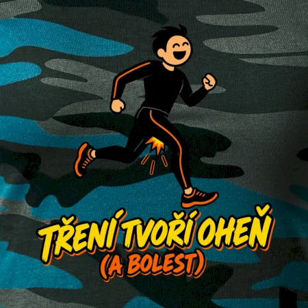 Běžecké tření tvoří oheň