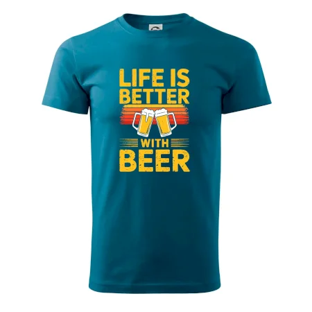 Life is better with beer - oranžové