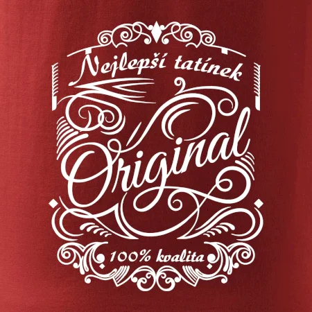 Vintage nejlepší tatínek 100% kvalita