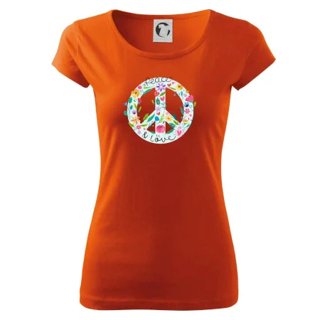Peace and love symbol