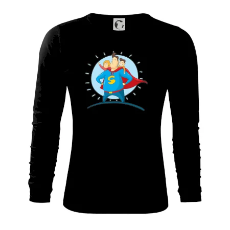 Táta superman - holka a kluk