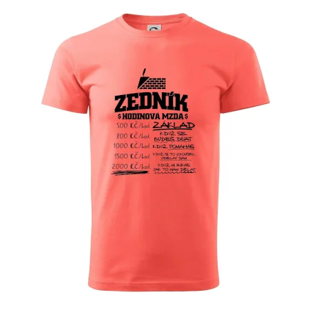 Hodinová mzda zedník