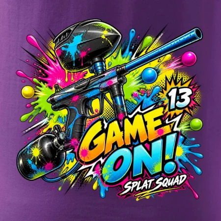 Barevná exploze game on paintball