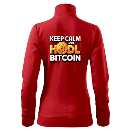 3D nápis Keep Calm and HODL Bitcoin
