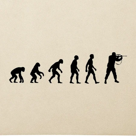 Evoluce vojáka - stojící